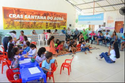 notícia: No Dia do Meio Ambiente, crianças do CRAS aprendem sobre a importância da preservação