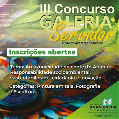 notícia: Inscrições Abertas: Concurso de arte para servidores 
