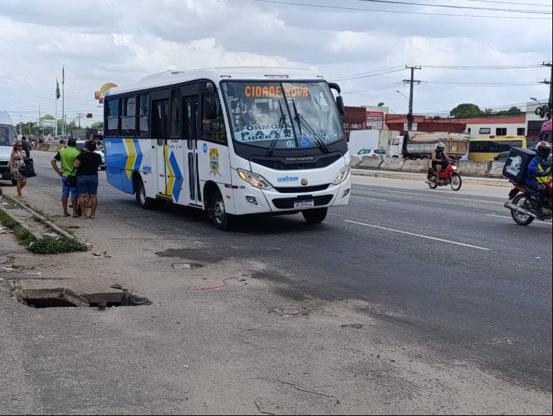 Novos ônibus circulando pela BR 316