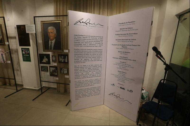 Vernissagem da Exposição Jorge Granhen, vida e arte