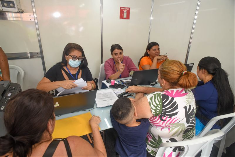 Ação do Programa Prefeitura em Movimento na Arterial 18