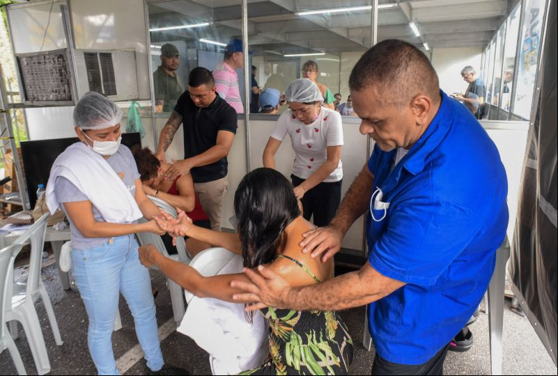 Ação do Programa Prefeitura em Movimento na Arterial 18