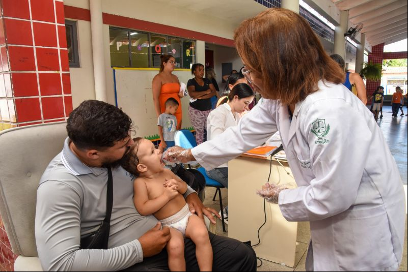 Saúde na Escola CMREI Irmã Dulce no bairro de Águas Lindas