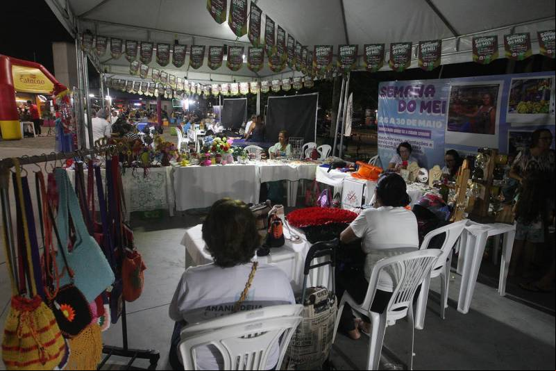Feira do artesanato presente na feira do MEI.