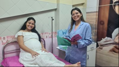 notícia: Primeiro parto é realizado com sucesso na Maternidade Sagrada Família de Ananindeua 
