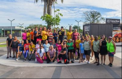 notícia: Aulão de Funcional Terapêutico e Rit Box celebra o Mês das Mães na Casa da Mulher Brasileira de Ananindeua